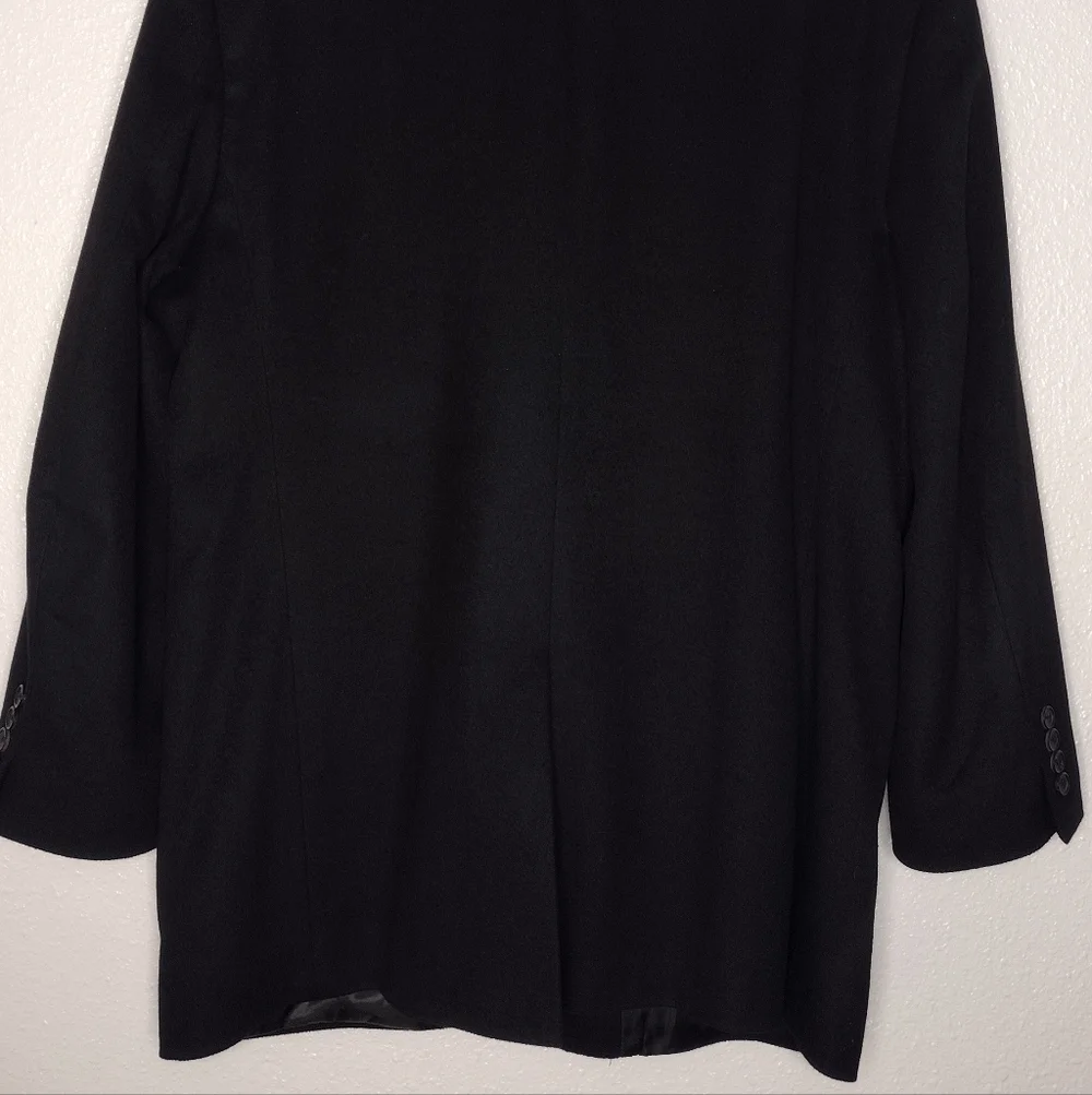 J. Crew Season Holiday 100% Cashmere Black Sport Coats Blazer Jacket Sz 46R